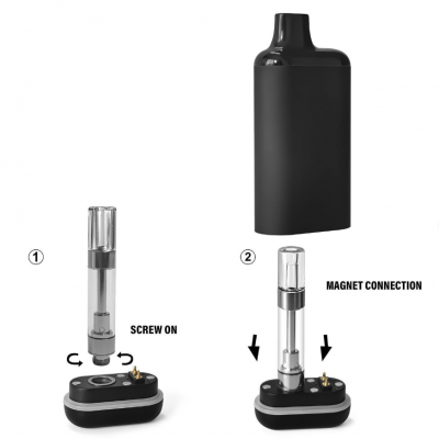 SlickBox vape battery Covert 510 vape cartridge battery